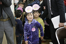 Ishinomaki-Higashi Nursery School. Dedication Ceremony.
