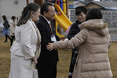 Ishinomaki-Higashi Nursery School. Dedication Ceremony.